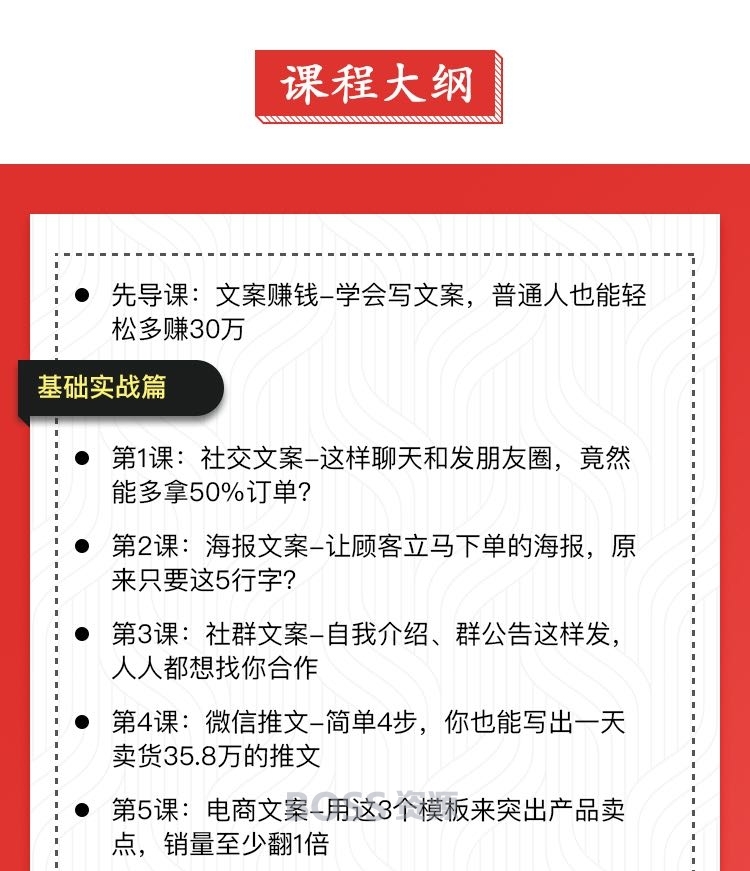 12堂赚钱必学文案课：让你的文案变成印钞机 唯库课程-AT互联置顶-AT互联全栈开发服务商