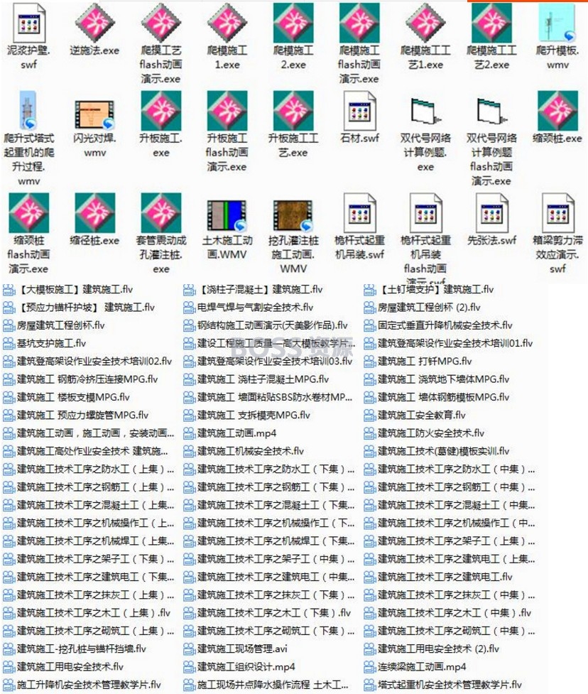 建筑土建工程视频教程 施工工艺现场工序图文资料全套-AT互联