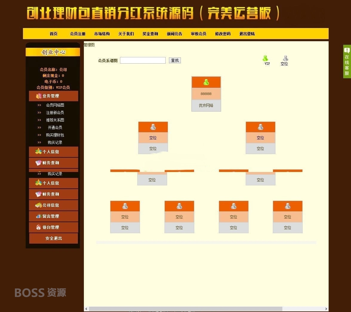 AT互联|ASP创业理财包直销分红系统源码(完美运营版)_-AT互联全栈开发服务商