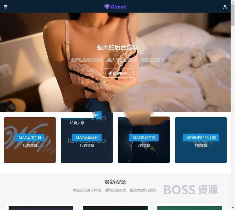 AT互联|WordPress高端日主题Rizhuti3.2免授权版 虚拟资源下载网站源码_源码下载_-AT互联全栈开发服务商